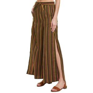 Onia Multicolor Striped Wide Leg Pants